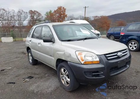 2008 Kia Sportage Lx V6 из США, поврежденный, VIN KNDJE723587455516